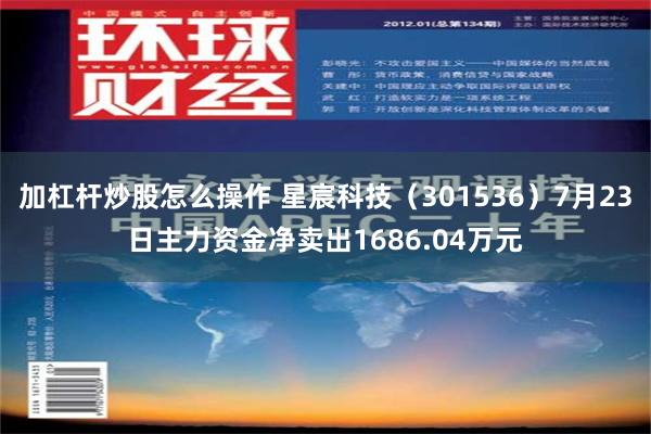 加杠杆炒股怎么操作 星宸科技（301536）7月23日主力资金净卖出1686.04万元