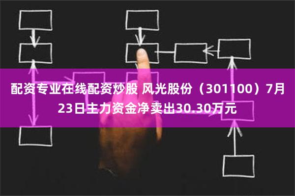 配资专业在线配资炒股 风光股份（301100）7月23日主力资金净卖出30.30万元