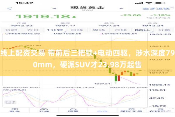 线上配资交易 带前后三把锁+电动四驱，涉水深度790mm，硬派SUV才23.98万起售