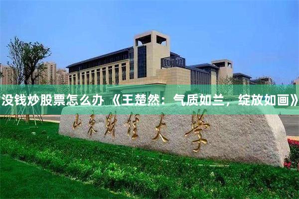 没钱炒股票怎么办 《王楚然：气质如兰，绽放如画》